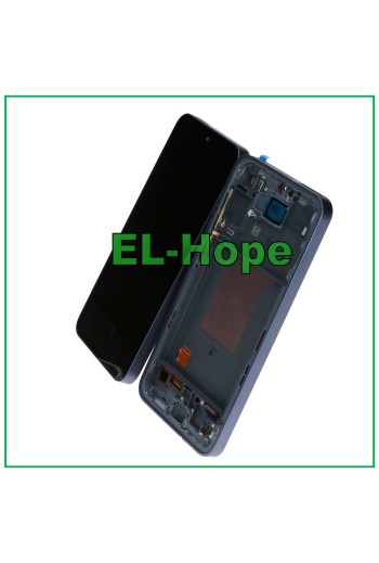 OLED LCD DISPLAYRAHMEN FÜR SAMSUNG GALAXY A55 5G SM-A556 A556B TOUCHSCREEN SCHWARZ