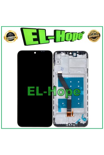 LCD-DISPLAY + RAHMEN FÜR HUAWEI Y6S 2019 JAT-L41 TOUCHSCREEN SCHWARZER GLASBILDSCHIRM