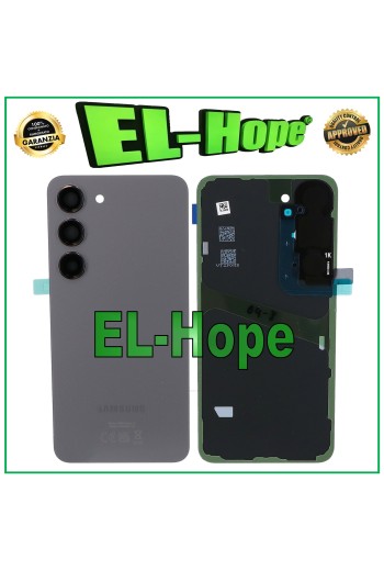 ORIGINAL SAMSUNG GALAXY S23 5G SM-S911B BATTERIEABDECKUNG GLASKÖRPER GRAU