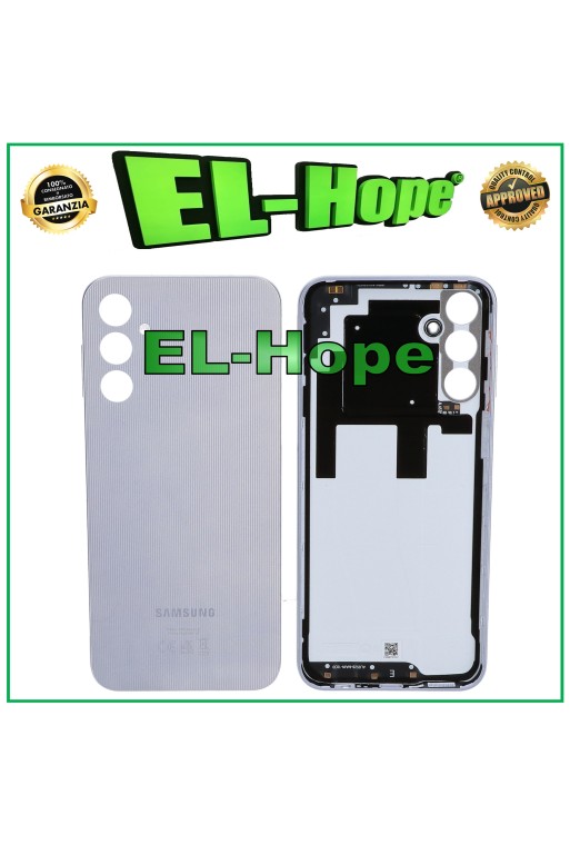 ORIGINAL SAMSUNG GALAXY A14 4G SM-A145F AKKU-ABDECKUNG GLASKÖRPER SILBER ORIGINAL SAMSUNG GALAXY A14 4G SM-A145F AKKU-ABDECKUNG GLASKÖRPER SILBER