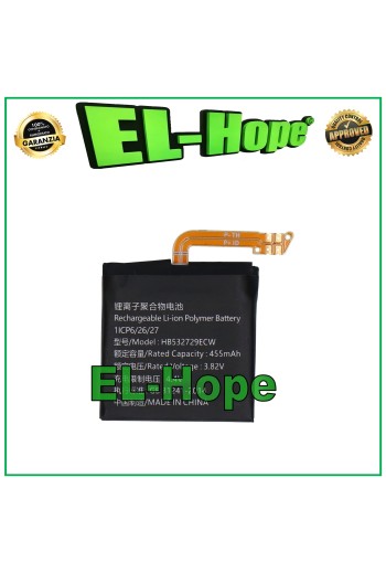 AKKU HB532729ECW FÜR HUAWEI WATCH 3 / GT 2 46MM 455 mAh GLEICH ORIGINAL