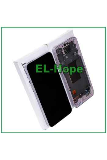 ORIGINAL OLED TOUCH DISPLAY SAMSUNG GALAXY A55 5G SM-A556 RAHMEN LAVENDEL FLIEDER