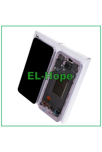 ORIGINAL OLED TOUCH DISPLAY SAMSUNG GALAXY A55 5G SM-A556 RAHMEN LAVENDEL FLIEDER