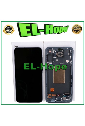 ORIGINAL OLED TOUCH DISPLAY SAMSUNG GALAXY A55 5G 2024 SM-A556 RAHMEN SCHWARZ MARINE