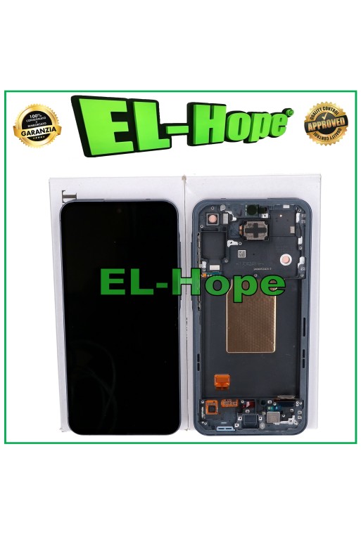 ORIGINAL OLED TOUCH DISPLAY SAMSUNG GALAXY A55 5G 2024 SM-A556 RAHMEN SCHWARZ MARINE