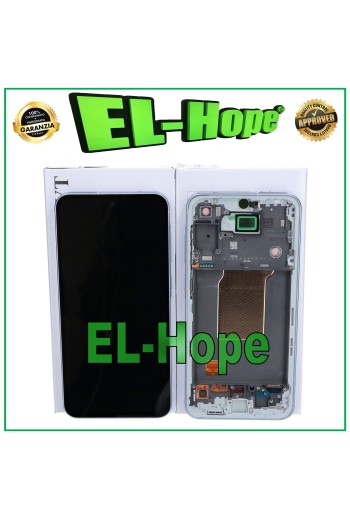 ORIGINAL OLED LCD TOUCH DISPLAY SAMSUNG GALAXY A55 5G 2024 SM-A556 BLAUER RAHMEN