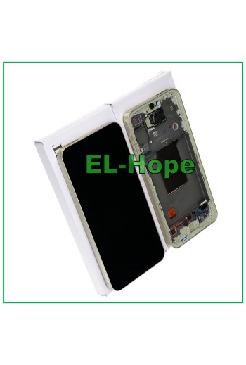 ORIGINAL OLED LCD TOUCH DISPLAY SAMSUNG GALAXY A55 5G 2024 SM-A556 GELBER RAHMEN
