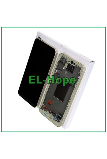 ORIGINAL OLED LCD TOUCH DISPLAY SAMSUNG GALAXY A55 5G 2024 SM-A556 GELBER RAHMEN