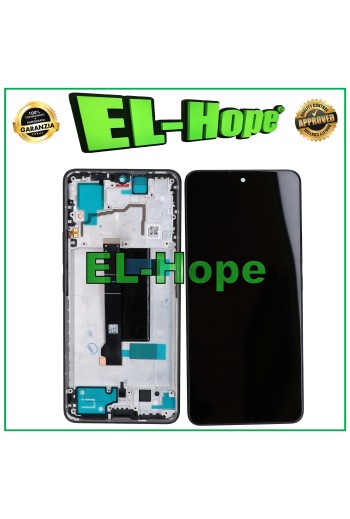 LCD-DISPLAY + TFT-RAHMEN FÜR XIAOMI REDMI NOTE 13 PRO 5G 2312CRAD3C TOUCH SCHWARZ