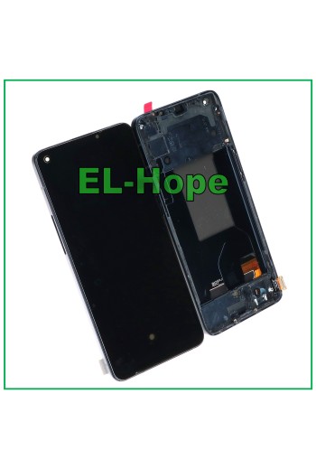 OLED LCD DISPLAY + RAHMEN FÜR OPPO RENO 6 5G PEQM00 CPH2251 TOUCHSCREEN SCHWARZ