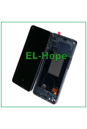 OLED LCD DISPLAY + RAHMEN FÜR OPPO RENO 6 5G PEQM00 CPH2251 TOUCHSCREEN SCHWARZ