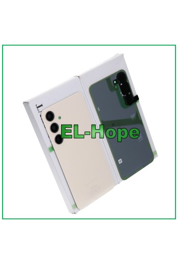 ORIGINAL SAMSUNG GALAXY S24 PLUS SM-S926 AKKU-COVER GLAS CASE CREME