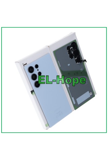 ORIGINAL SAMSUNG GALAXY S24 ULTRA SM-S928B BATTERIEABDECKUNG TITANBLAU