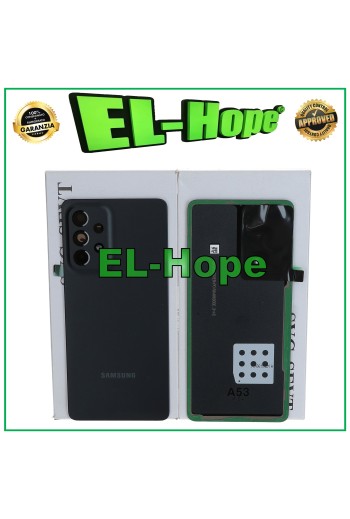 ORIGINAL SAMSUNG GALAXY A53 5G SM-A536B BATTERIEABDECKUNG GLAS SCHWARZES GEHÄUSE