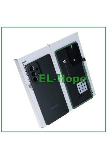 ORIGINAL SAMSUNG GALAXY A53 5G SM-A536B BATTERIEABDECKUNG GLAS SCHWARZES GEHÄUSE