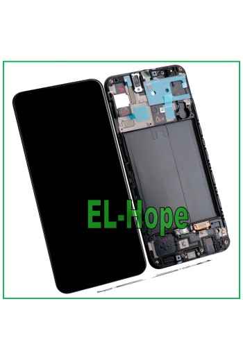 100 % ORIGINAL DISPLAY LCD RAHMEN SAMSUNG GALAXY A50 SM A505F TOUCHSCREEN GLAS
