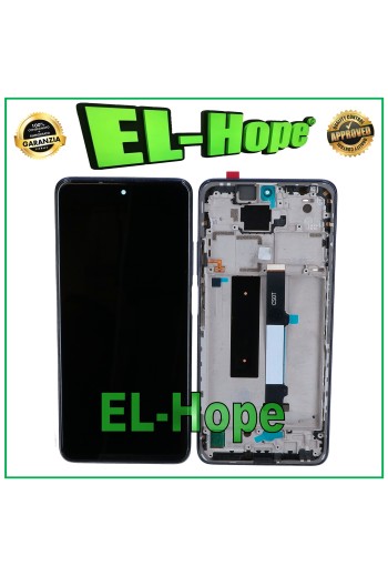 	LCD-DISPLAY + RAHMEN FÜR XIAOMI REDMI NOTE 9 PRO 5G 2020 TOUCH MONTIERT BLAU