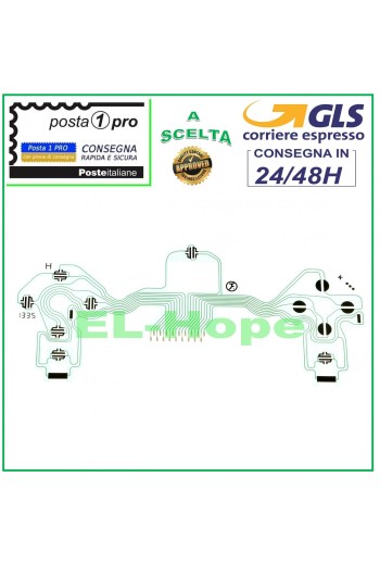 FLACHE FLEX-SCHALTUNG INTERNE TASTATUR FÜR SONY CONTROLLER JOYPAD PLAYSTATION 4 PS4