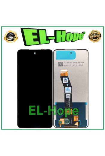 LCD-DISPLAY FÜR MOTOROLA MOTO E14 TOUCHSCREEN GLASBILDSCHIRM MONTIERTE SCHWARZE
