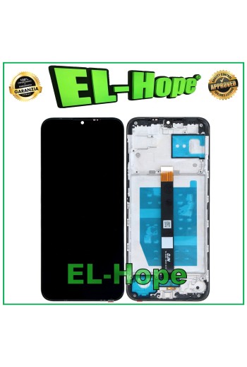 LCD-DISPLAY + RAHMEN TOUCHSCREEN FÜR MOTOROLA MOTO ONE FUSION XT2073 SCHWARZES GLAS