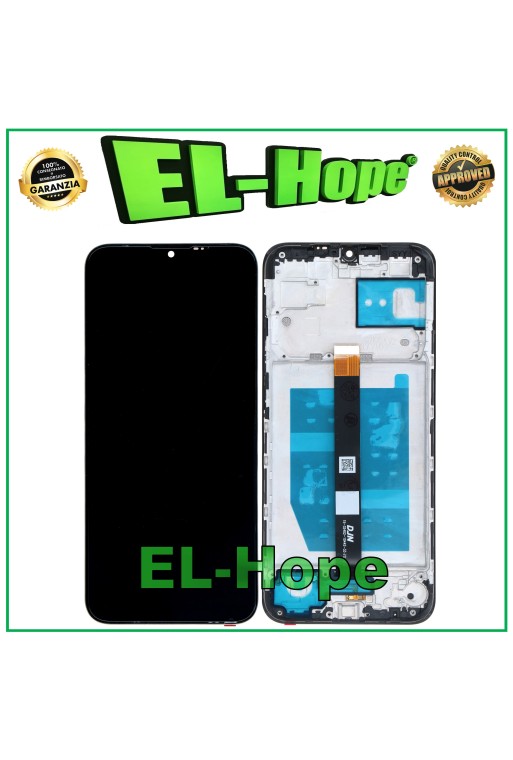 LCD-DISPLAY + RAHMEN TOUCHSCREEN FÜR MOTOROLA MOTO ONE FUSION XT2073 SCHWARZES GLAS