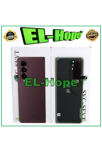 ORIGINAL SAMSUNG GALAXY Z FOLD 4 5G SM-F936B BURGUNDERROTE HINTERE BATTERIEABDECKUNG