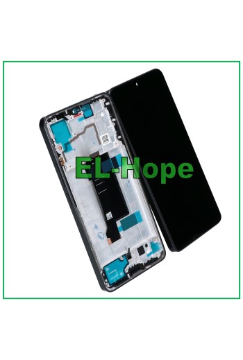 LCD-DISPLAY + TFT-RAHMEN FÜR XIAOMI REDMI NOTE 13 PRO 5G 2312DRA50I TOUCH SCHWARZ