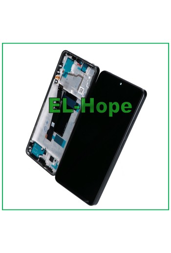 LCD-DISPLAY + TFT-RAHMEN FÜR XIAOMI REDMI NOTE 13 PRO 5G 2312DRA50I TOUCH SCHWARZ