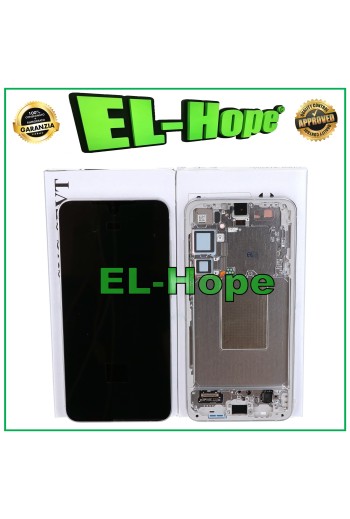 ORIGINAL TOUCH-RAHMEN LCD-DISPLAY SAMSUNG GALAXY S24 PLUS 5G SM-S926 MARMORGRAU