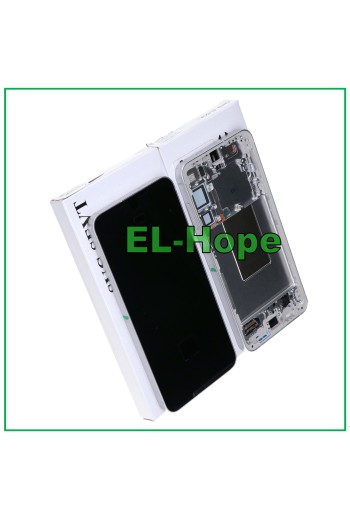 ORIGINAL TOUCH-RAHMEN LCD-DISPLAY SAMSUNG GALAXY S24 PLUS 5G SM-S926 MARMORGRAU
