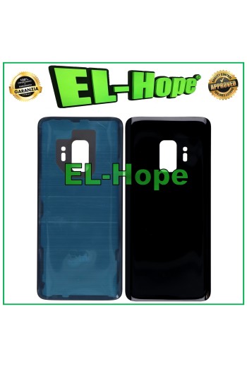 Akkudeckel für Samsung Galaxy S9 SM-G960 Glasgehäuse Rückseite Schwarz