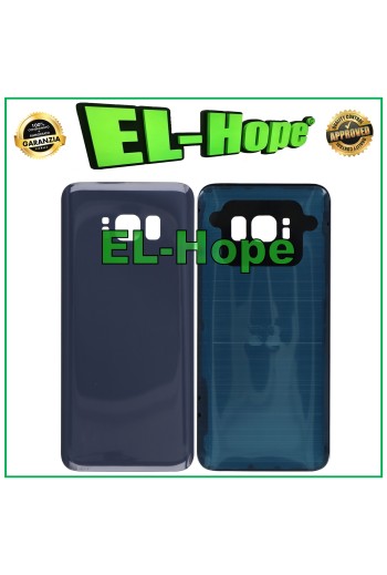 Akkudeckel für Samsung Galaxy S8 SM-G950, Glasgehäuse, Rückseite, Grau