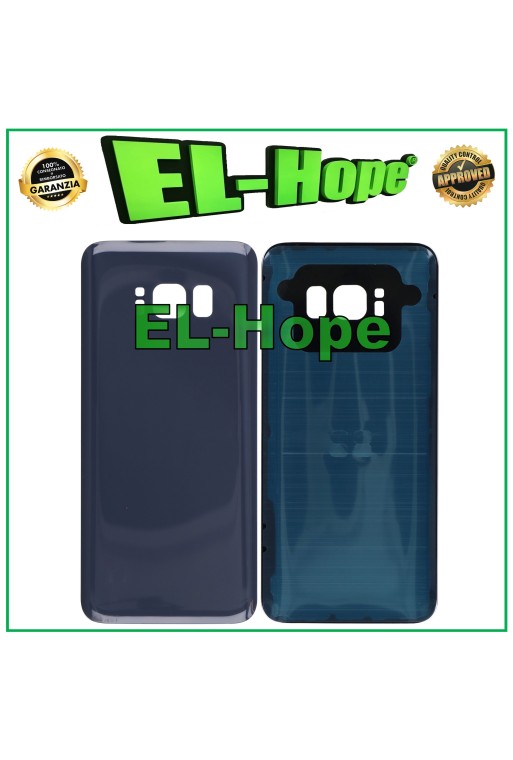 Akkudeckel für Samsung Galaxy S8 SM-G950, Glasgehäuse, Rückseite, Grau