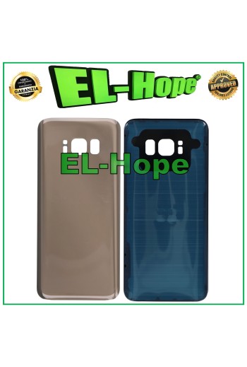 Akkudeckel für Samsung Galaxy S8 SM-G950 Glasgehäuse Rückseite Gold
