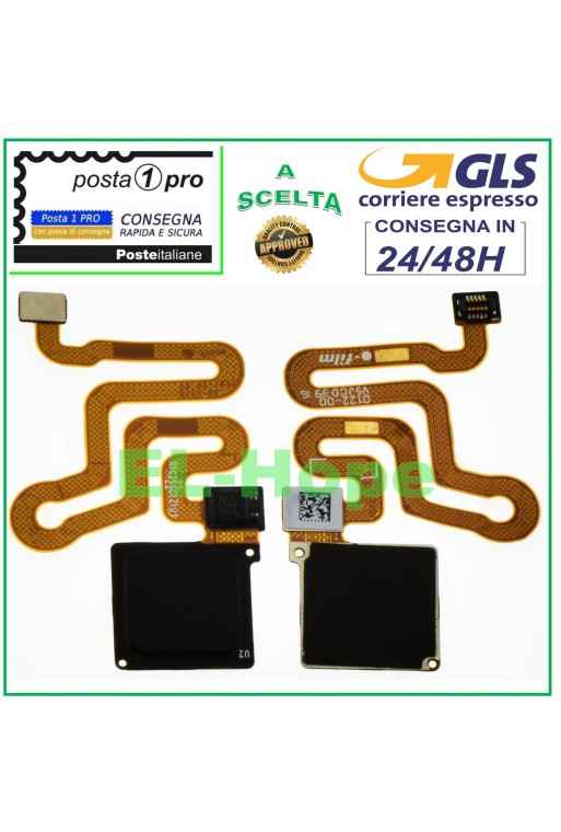 FLACHER FINGERABDRUCKSENSOR-SCHLÜSSEL FÜR HUAWEI P9 LITE VNS-L31 SCHWARZ