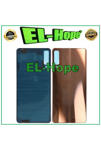 Akkudeckel für Samsung Galaxy A7 2018 SM-A750 Glasrückseite Gold