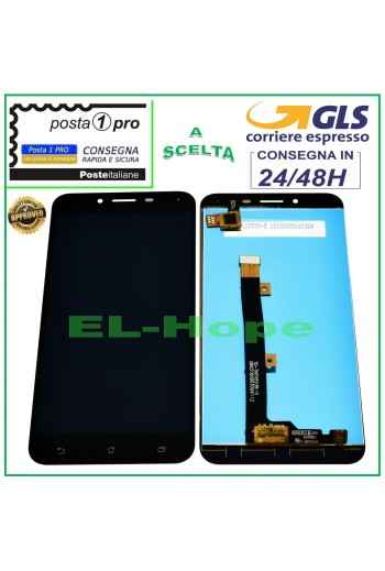 LCD-DISPLAY FÜR ASUS ZENFONE 3 MAX 5.5 ZC553KL X00DD X00DS TOUCHSCREEN SCHWARZ
