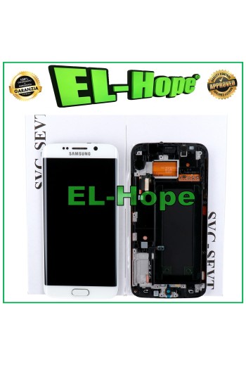 ORIGINAL LCD-DISPLAY SAMSUNG GALAXY S6 EDGE SM-G925F TOUCHSCREEN WEISS