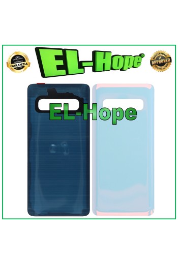Akkudeckel für Samsung Galaxy S10 SM-G973F, Glasrückseite, Weiß