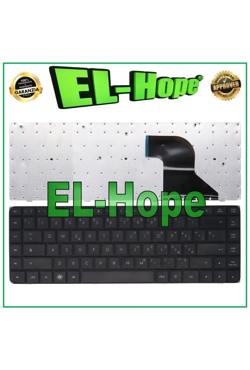 ITALIENISCHE TASTATUR FÜR HP COMPAQ CQ 620 621 625 CQ620 CQ621 CQ625 NOTEBOOK SCHWARZ