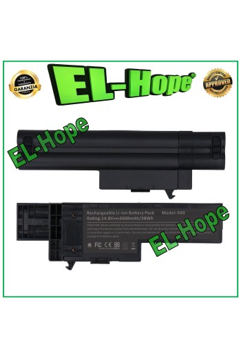 AKKU FÜR LENOVO X60 NOTEBOOK PC 40Y7001 2600 mAh 14,8 V SCHWARZ GLEICH ORIGINAL