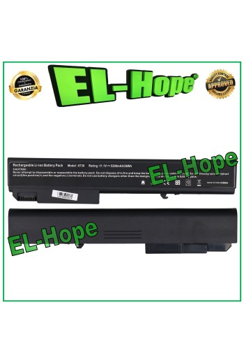 HP 8730 HSTNN-UB68 5200 mAh 11,1 V 58 Wh SCHWARZER NOTEBOOK-AKKU GLEICH DEM ORIGINAL