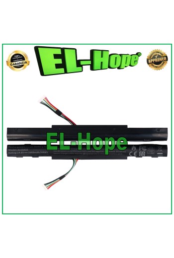 ACER AL15A32 2600 mAh 14,8 V 38 Wh SCHWARZER NOTEBOOK-PC-AKKU GLEICH DEM ORIGINAL