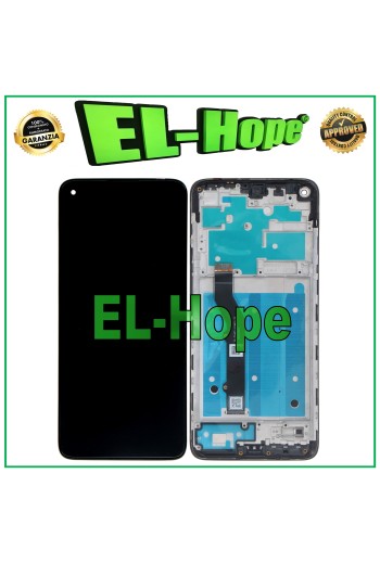 TOUCHSCREEN LCD-DISPLAY + RAHMEN FÜR MOTOROLA MOTO G9 PLUS XT-2087 XT2087 GLAS