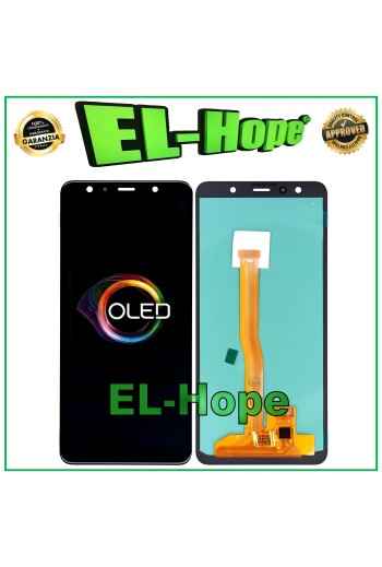 OLED-LCD-DISPLAY FÜR SAMSUNG GALAXY A7 2018 SM-A750F TOUCHSCREEN SCHWARZES GLAS