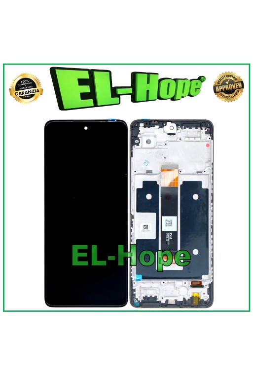 LCD-DISPLAY TOUCHSCREEN + RAHMEN FÜR TCL 50SE 50 SE SCHWARZER GLASBILDSCHIRM
