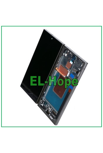 OLED-Touchscreen-LCD-Display + Rahmen für Samsung Galaxy S24 Ultra SM-S928 Schwarz