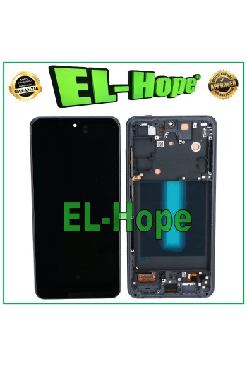 OLED LCD DISPLAY + RAHMEN FÜR SAMSUNG GALAXY S21 FE SM-G990B TOUCHSCREEN SCHWARZ