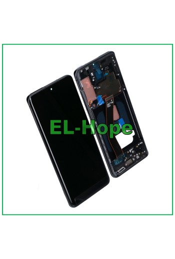 OLED-LCD-DISPLAY + RAHMEN FÜR SAMSUNG GALAXY S20 SM-G980 G981 TOUCH SCHWARZES GLAS
