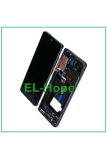 OLED-LCD-DISPLAY + RAHMEN FÜR SAMSUNG GALAXY S20 SM-G980 G981 TOUCH SCHWARZES GLAS
